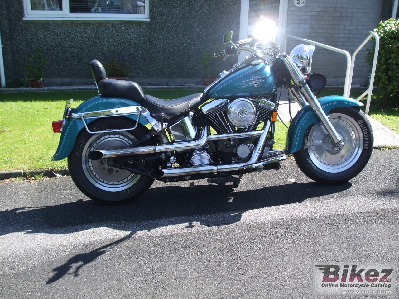 Big  1340 softail fat boy picture and wallpaper from Bikez.com
